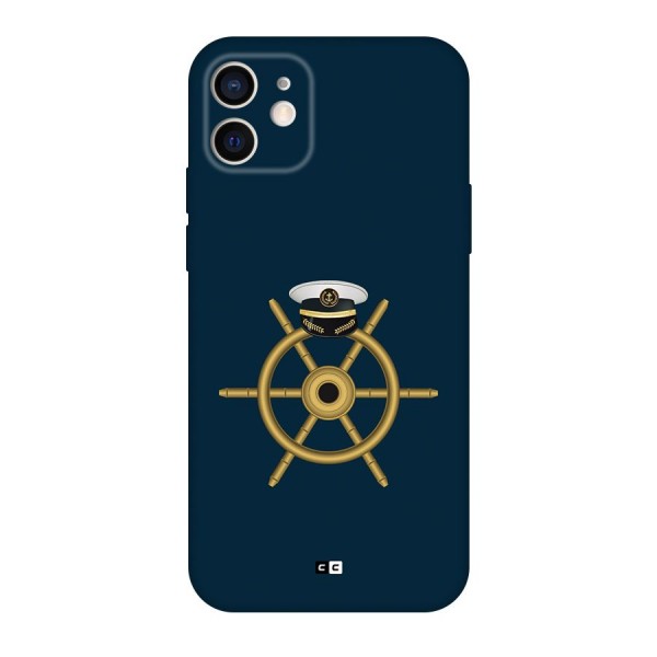 Ship Wheel And Cap Back Case for iPhone 12 Pro